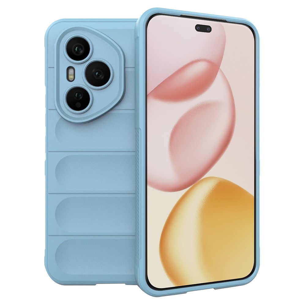 Husa pentru Honor 400 Pro DaDen® Magic Shield, Antisoc, Interior microfibra, TPU, Albastru