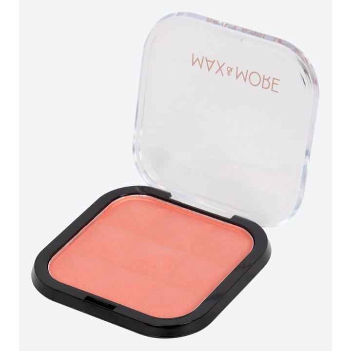 Fard obraz pudră Max & More, roz, 8g, efect de strălucire