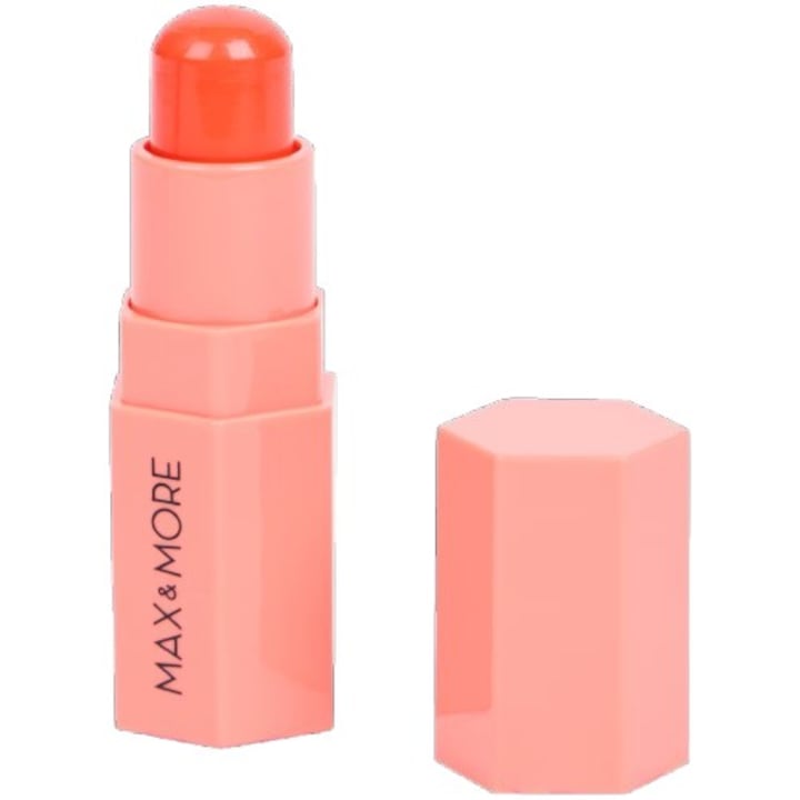 Стик руж Max & More, многофункционален, светло прасковен, 7,5 гр