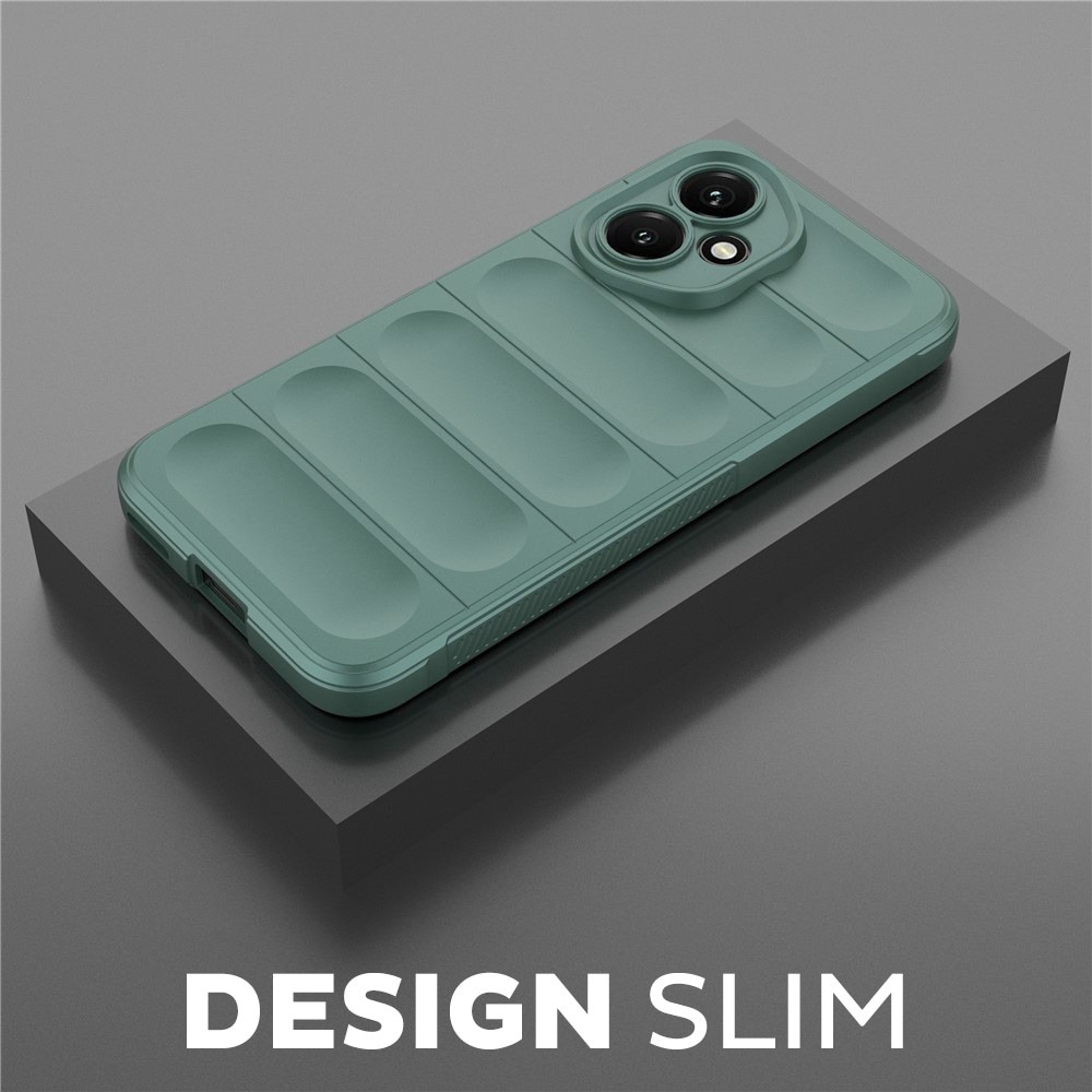 Husa pentru Honor 400 DaDen® Magic Shield, Antisoc, Interior microfibra, TPU, Verde