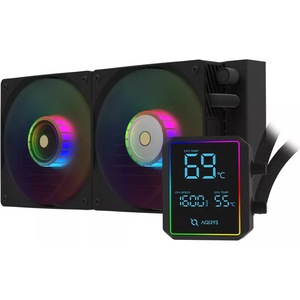 Cooler CPU AQIRYS Aurora 240 AiO ARGB Black