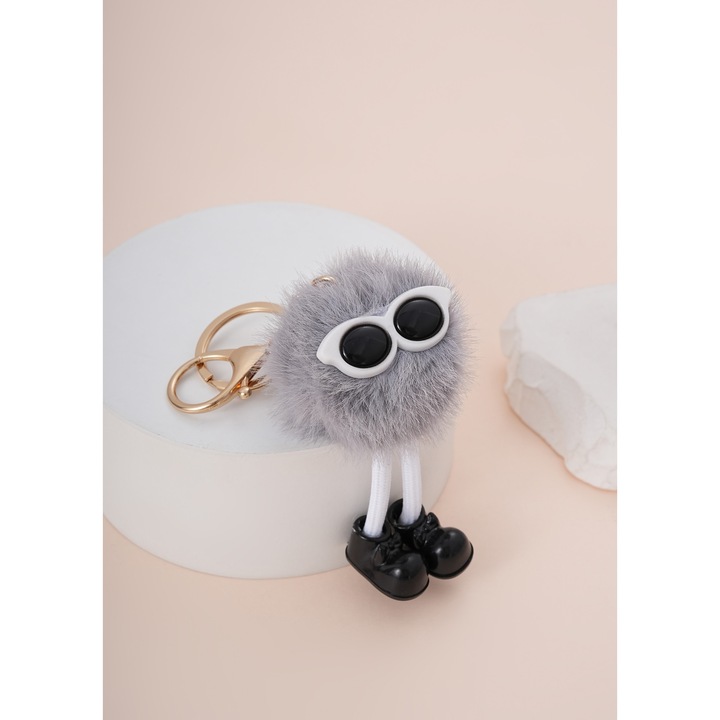 Breloc Dama, Tak, Plastic, Multicolor