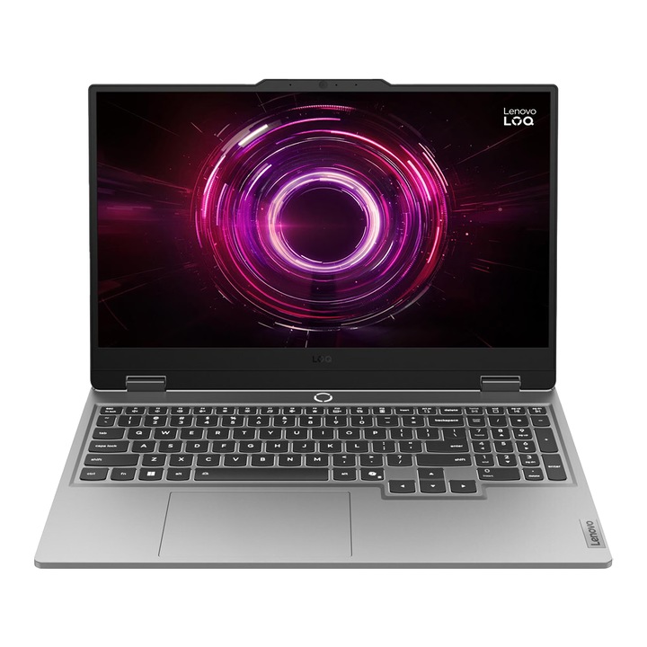 Лаптоп Lenovo LOQ 15AHP10, 83JG00EDBM, 15.6", AMD Ryzen 7 250 (8-ядрен), NVIDIA GeForce RTX 5060 (8GB GDDR7), 32GB 5600MHz (2x16GB) DDR5, Сив