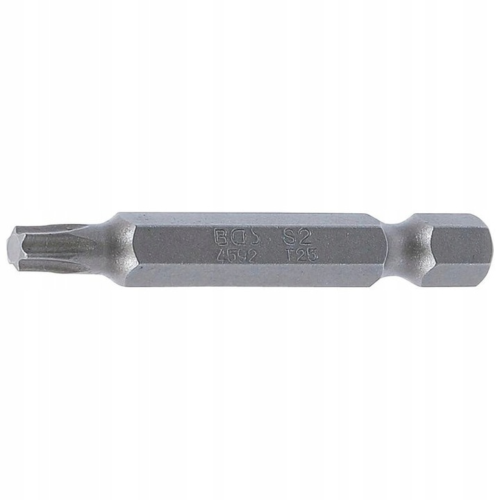 Bit Torx T25, 6.3 mm (1/4"), 50 mm lungime, Otel Cr-V S2