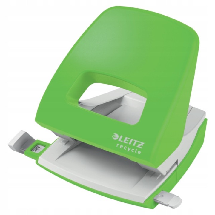 Perforator de reciclare Leitz Nexxt, 30 coli, verde, 50030055