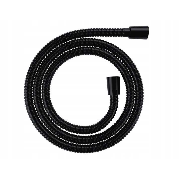 Furtun Dus OMNIRES 150 cm, Negru Mat (BLM)