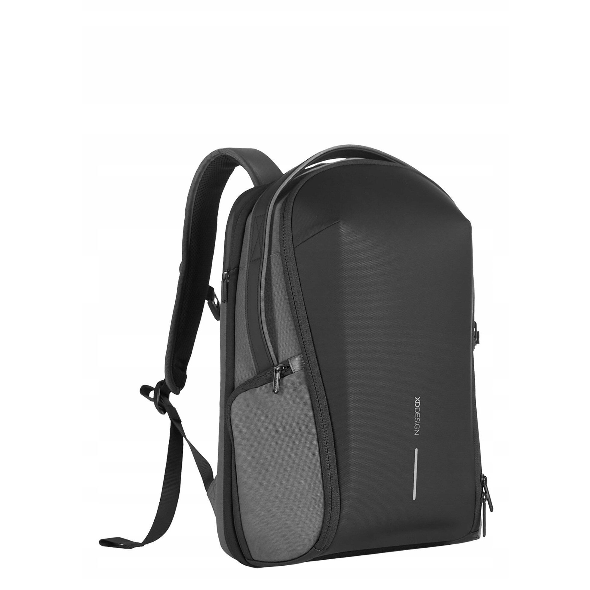 Rucsac laptop NEW Bizz, 18-25L, gri, solutii antiefractie, material reciclat
