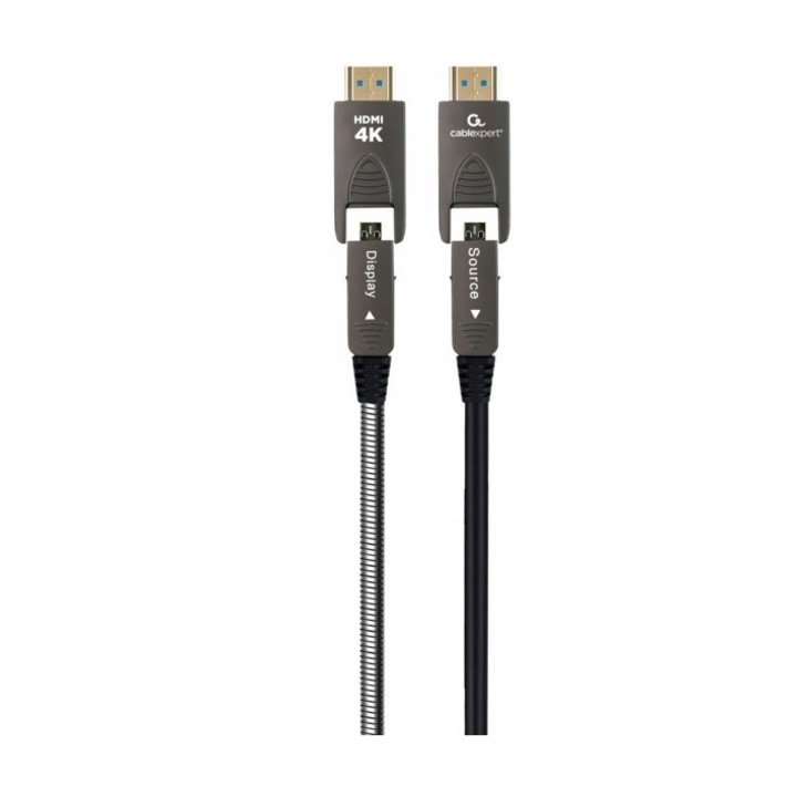 CABLEXPERT 10m Optikai HDMI Kábel, 4K, 18 Gbps