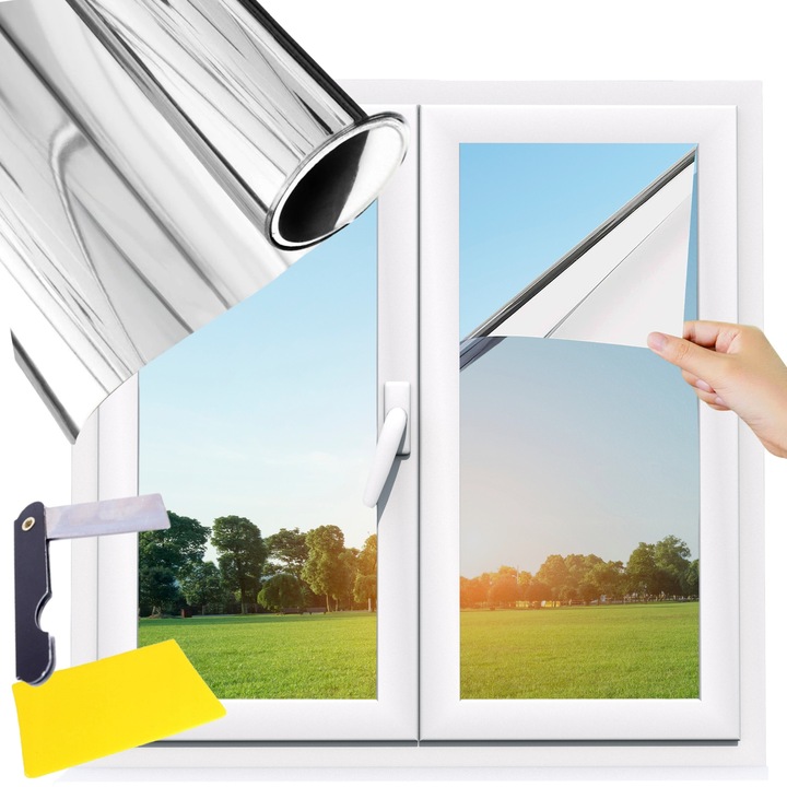 Folie Oglinda Venetiana Termoizolanta Autoadeziva 61x300cm