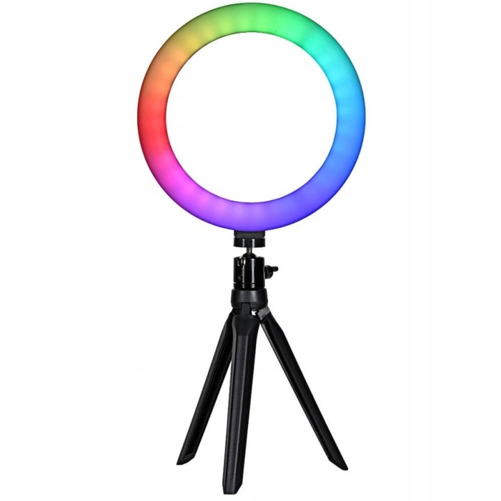 Lampa LED Ring Light Quadralite 10" - Vlog, Selfie, Iluminare Studio