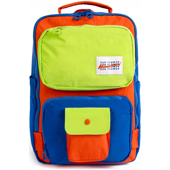 Rucsac Himawari Retro S - Portocaliu, Unisex, 14" Laptop, 13L