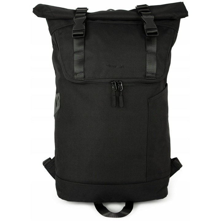 Rucsac Himawari Roller XL Negru - Capacitate Mare, Design Modern