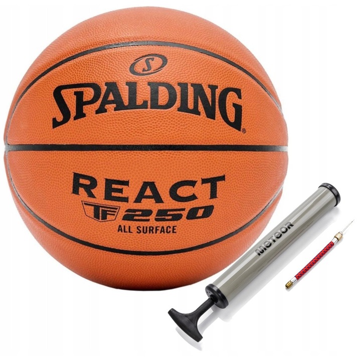 Pila de baschet Spalding React TF-250, Marimea 7, Portocaliu