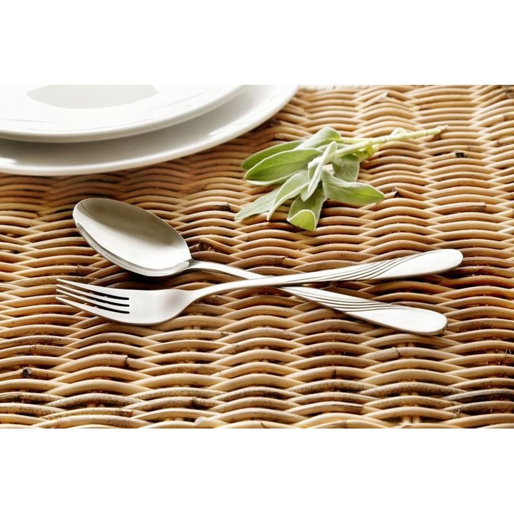 Set tacamuri Amefa Felicia 400 piese pentru 100 persoane, inox, lucios