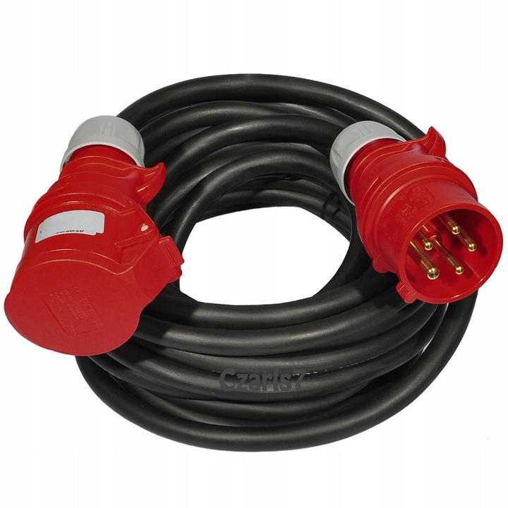 Prelungitor industrial F.H. ANA 5x6mm, 32A, 40m, IP44, cablu din cauciuc H07RN-F