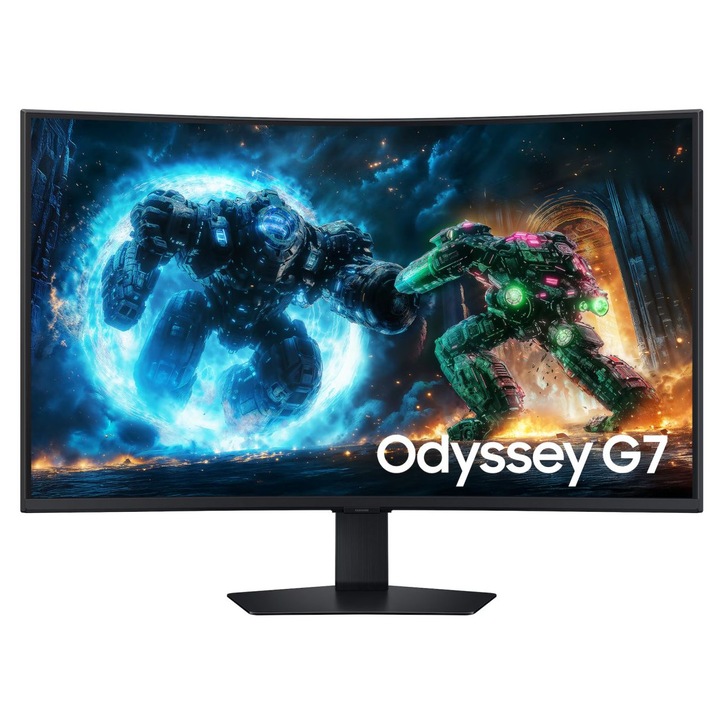 Monitor LED Curbat, Samsung, 37", 4K, 165Hz, Negru