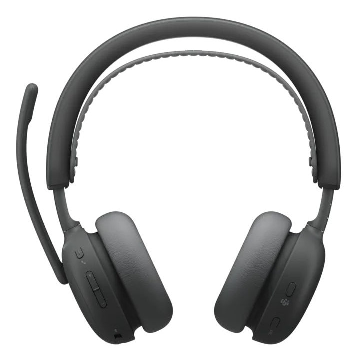 Casti wireless Logitech Zone 2 ES pentru Business, Graphite, Bluetooth, microfon, 50m