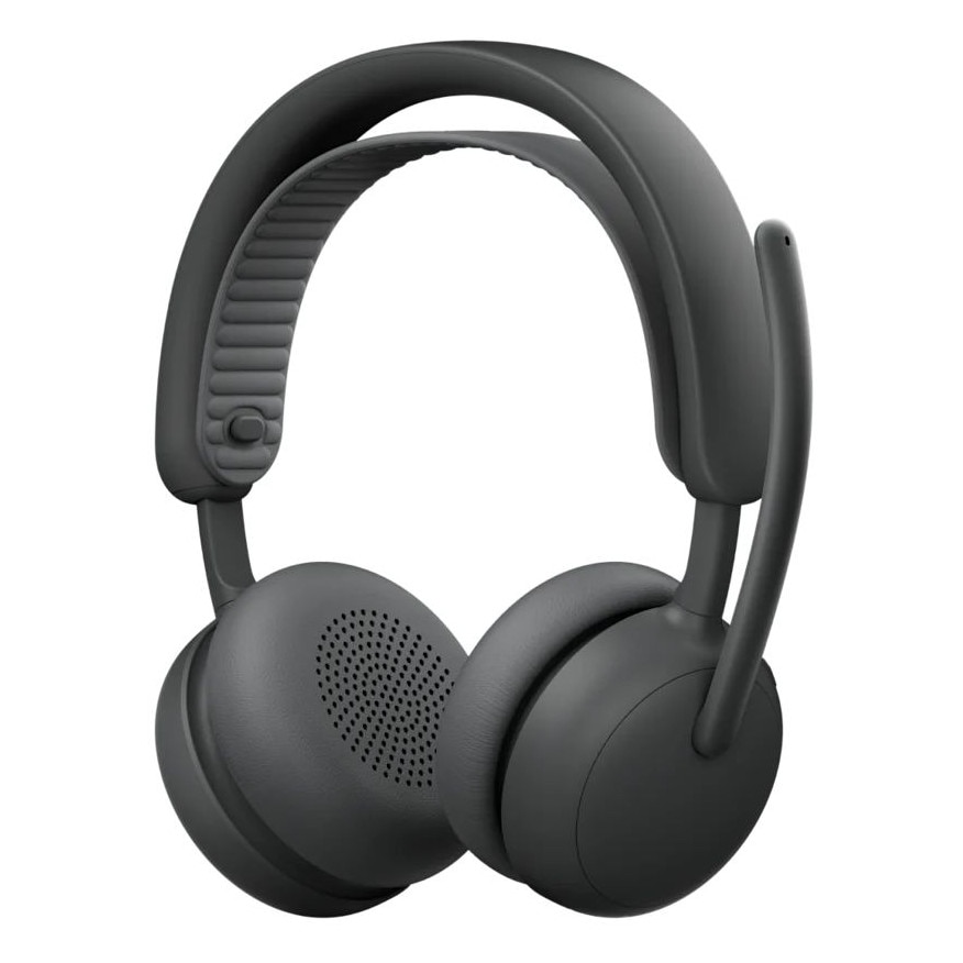 Casti wireless Logitech Zone 2 ES pentru Business, Graphite, Bluetooth, microfon, 50m