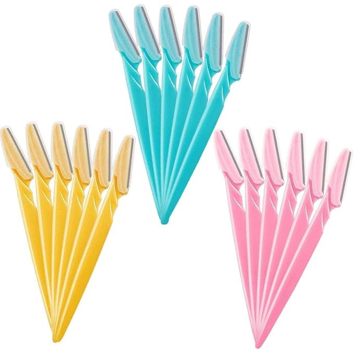 Set 18 Piese Razatoare Sprancene, Changdi, Clasic, 3 Culori