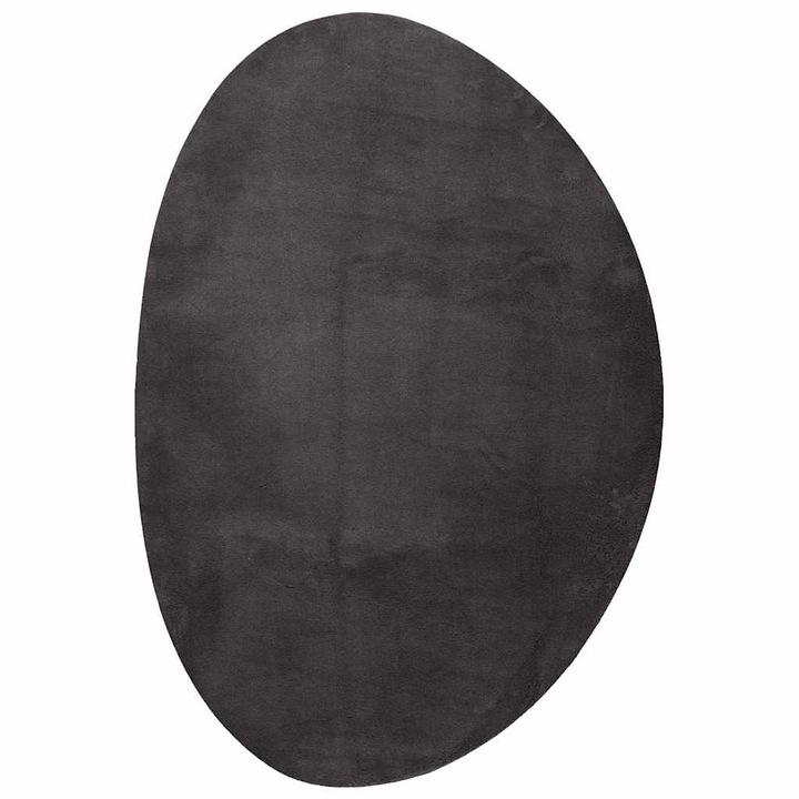 Килим HUARTE vidaXL, Антрацит 160 x 230 cm, Полиестер