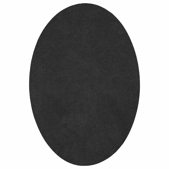 Килим HUARTE vidaXL, Черно 230 x 160 см 100% полиестер