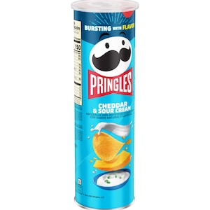 Pringles Cheddar & Sour Cream 158 g, Chipsuri
