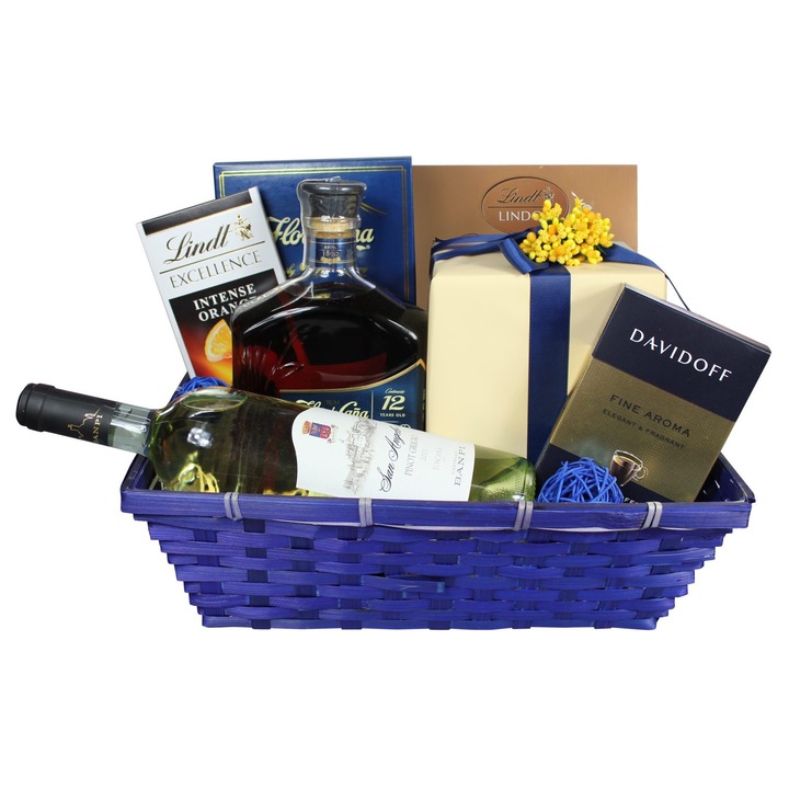 Cos Cadou cu 7 produse Blue Sensation