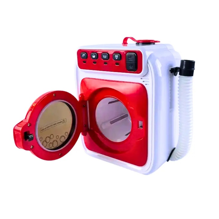 Mașină de spălat pentru copii, cu apă, Furtun de scurgere