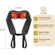 Aparat Masaj Cervical Hands-Free pentru Relaxare Musculara, Bedee,3 Viteze, Masaj profund al tesuturilor pentru relaxare, cu incalzire, Potrivit pentru umeri, spate, picioare si talpi, Negru