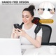 Aparat Masaj Cervical Hands-Free pentru Relaxare Musculara, Bedee,3 Viteze, Masaj profund al tesuturilor pentru relaxare, cu incalzire, Potrivit pentru umeri, spate, picioare si talpi, Negru