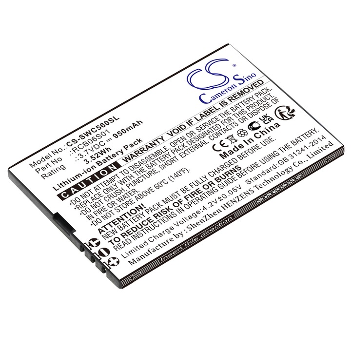 Baterie TECHTEK CS-SWC560SL Li-ion 950mAh
