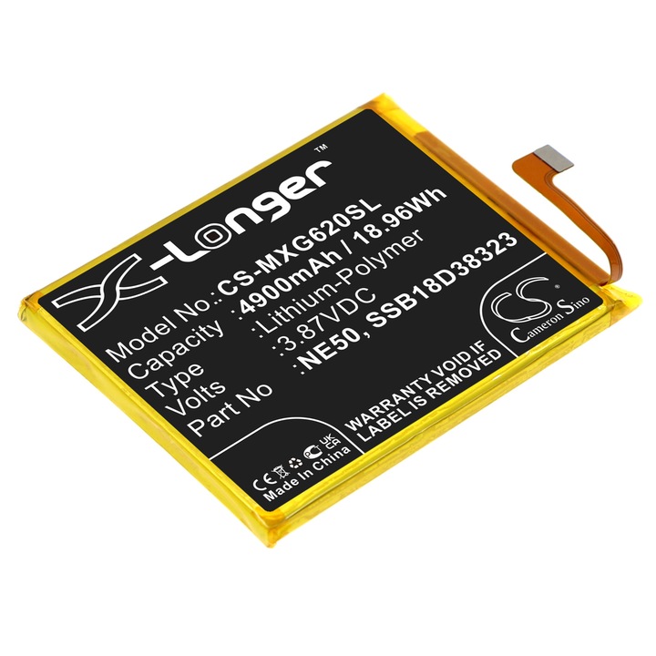 Baterie TECHTEK CS-MXG620SL Li-Polymer 4900mAh