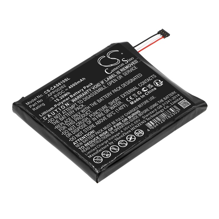 Baterie TECHTEK CS-CAS610SL Li-Polymer 4000mAh