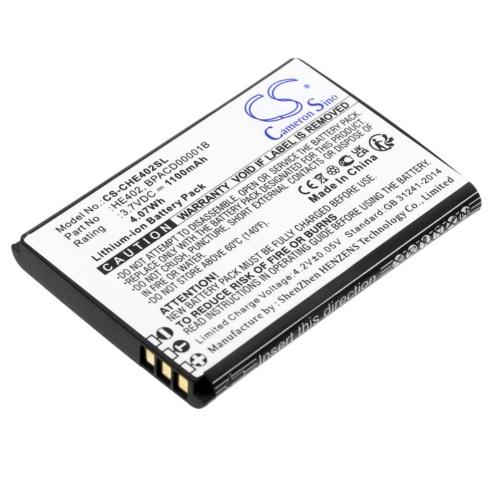 Baterie TECHTEK CS-CHE402SL Li-ion 1100mAh