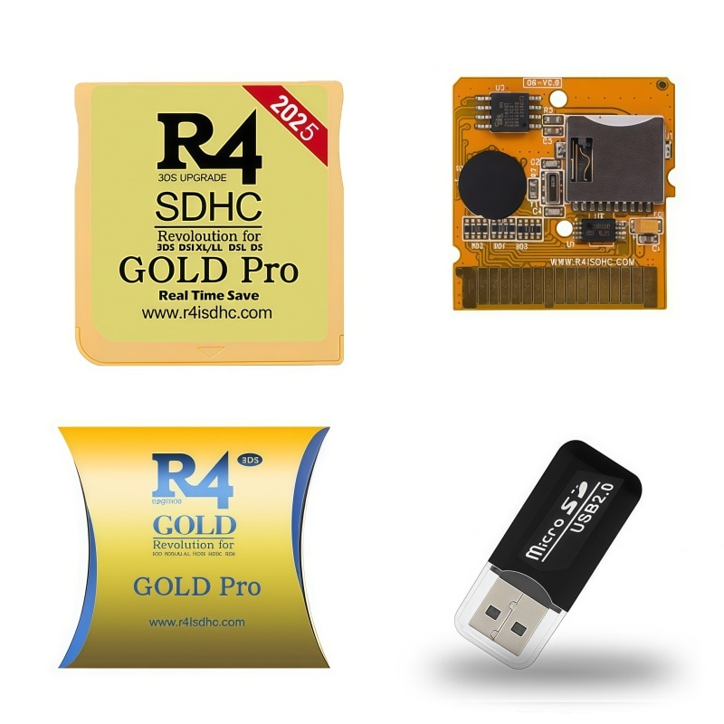 Card de Joc R4 SDHC GOLD PRO 2025 - Compatibilitate Totala pentru ...