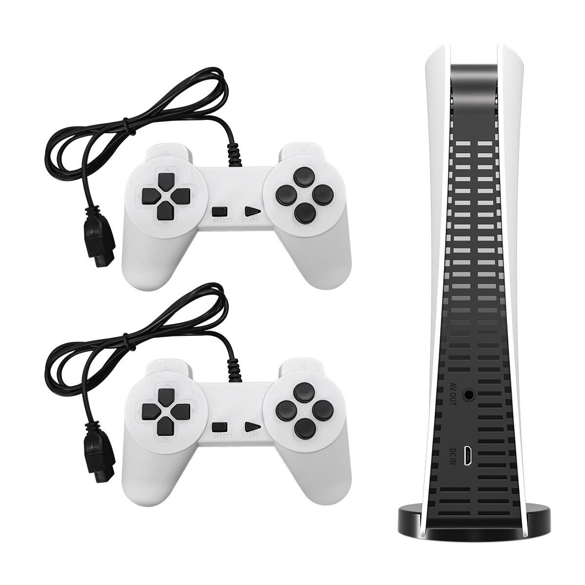 Pachet consola de jocuri (cu doua controllere), 5 PRO Enhanced Edition, Configuratie Plug and Play, Accepta o experienta 4K/120fps ultra-fluida