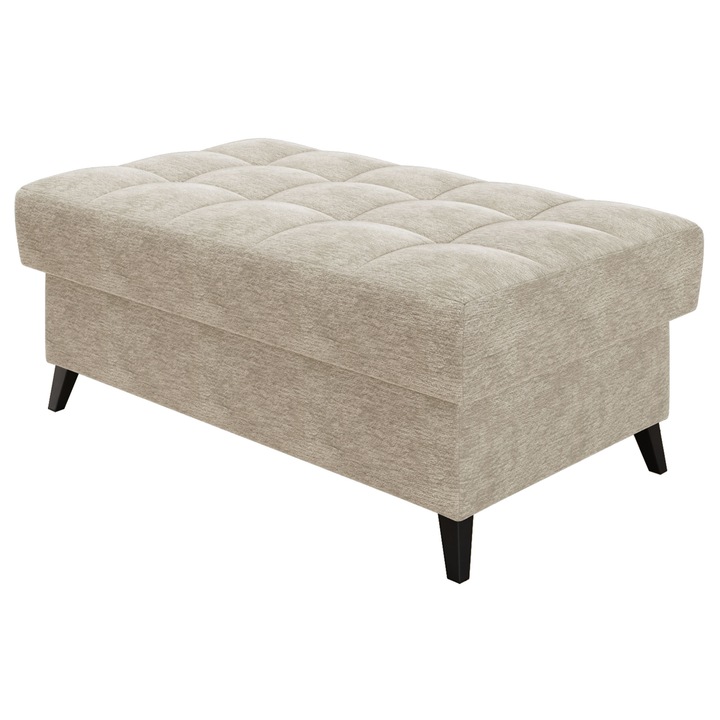 Taburet Elsie, MIRJAN 24, bej deschis, 106x67x44 cm