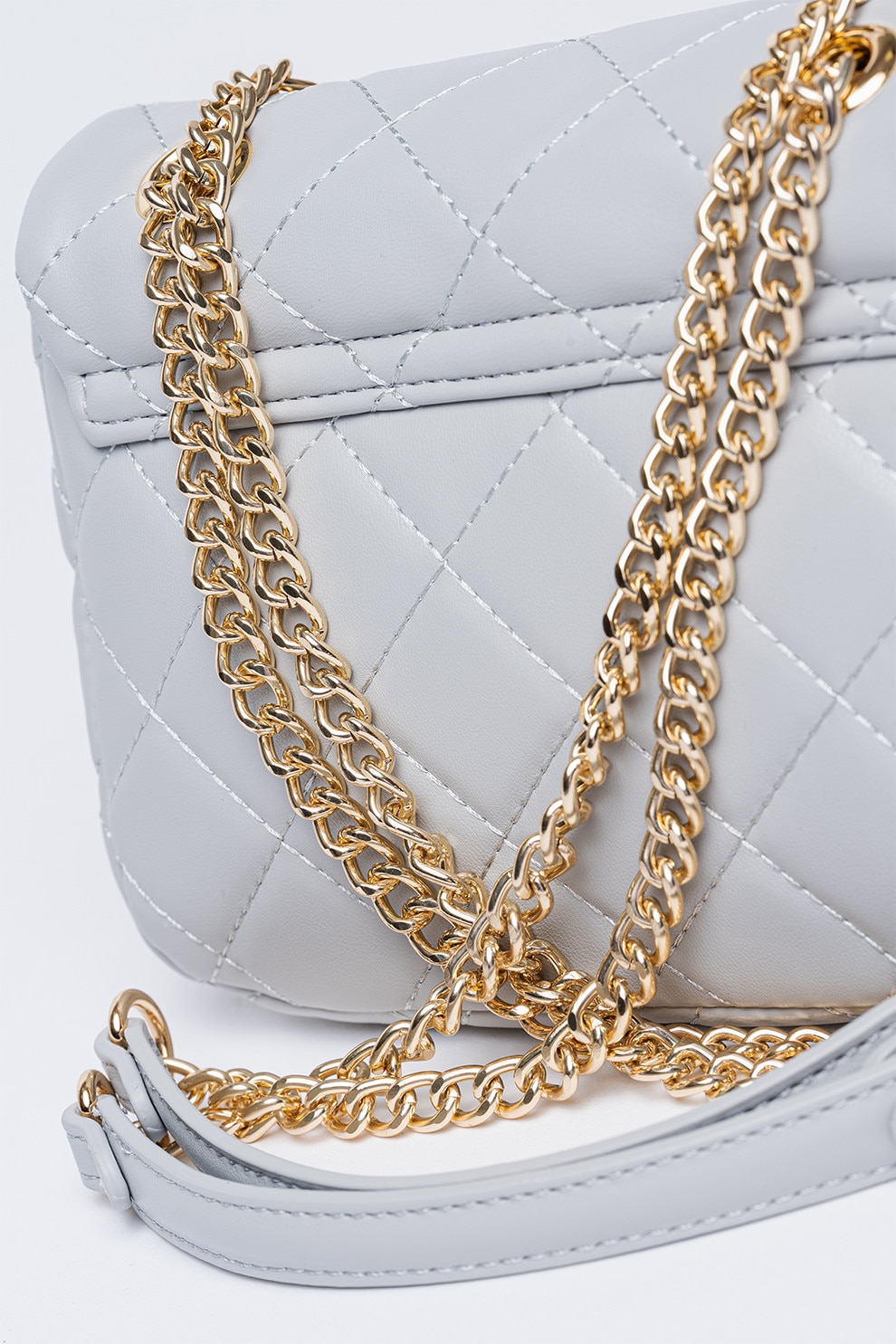 Valentino Bags, Geanta crossbody din piele ecologica cu aspect