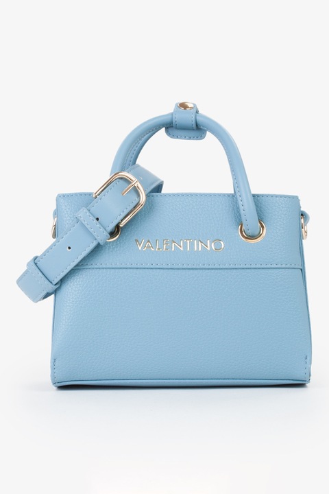 Valentino Bags, Ръчна чанта Alexia от еко кожа, Ледено синьо