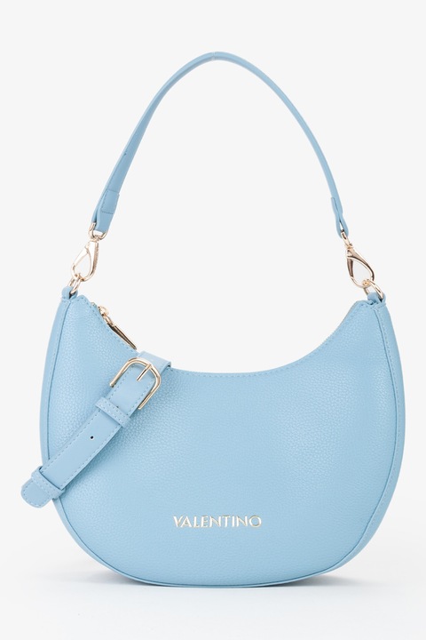 Valentino Bags, Чанта през рамо Alexia от еко кожа, Ледено синьо