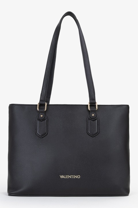 Valentino Bags, Shopper fazonú műbőr táska, Fekete