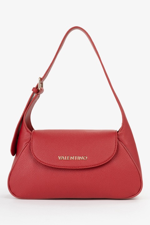 Valentino Bags, Geanta cu maner si logo, Rosu