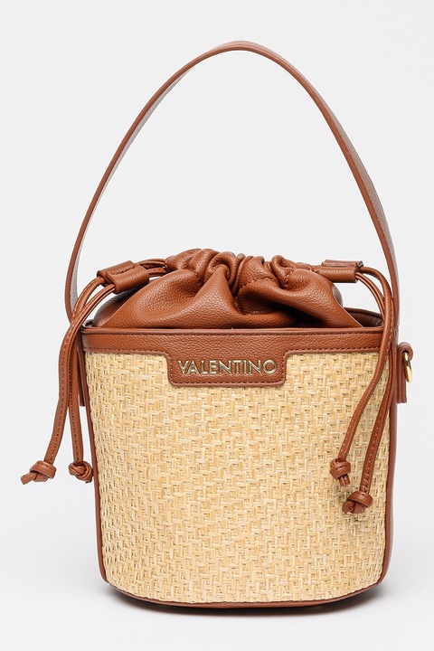 Valentino Bags, Чанта Demetra, Тъмнокафяв, Светлокафяв