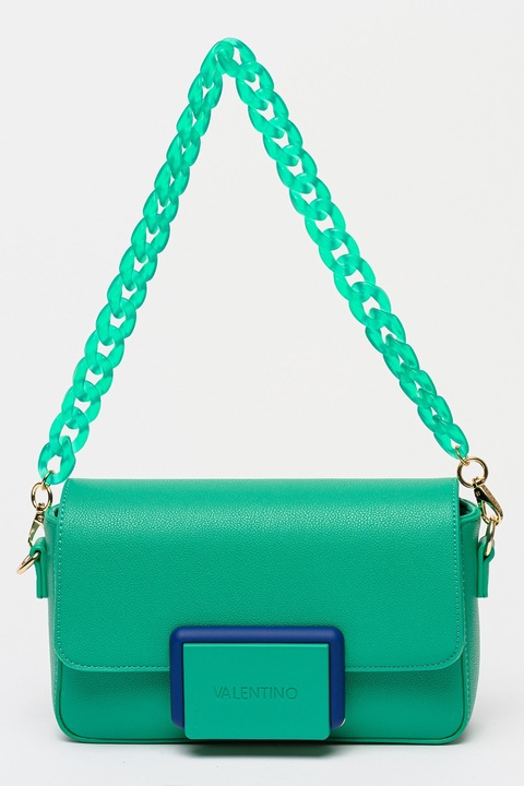 Valentino Bags, Чанта през рамо Thetis от еко кожа, Светлозелен