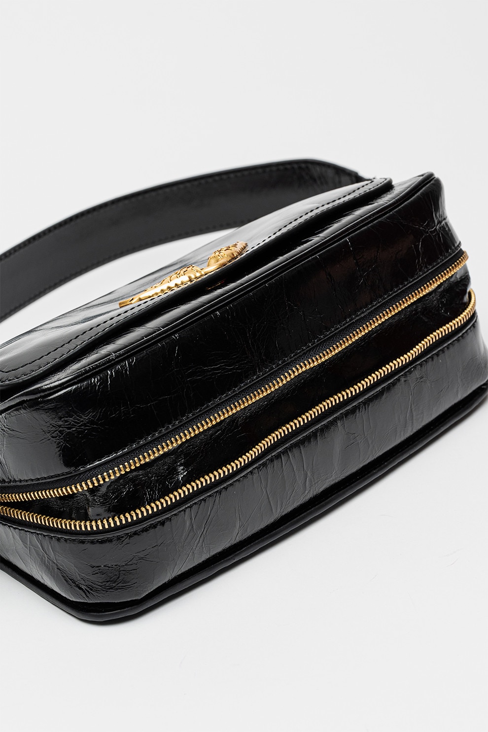Zadig & Voltaire, Geanta de piele Le Zouzou, Negru - eMAG.ro