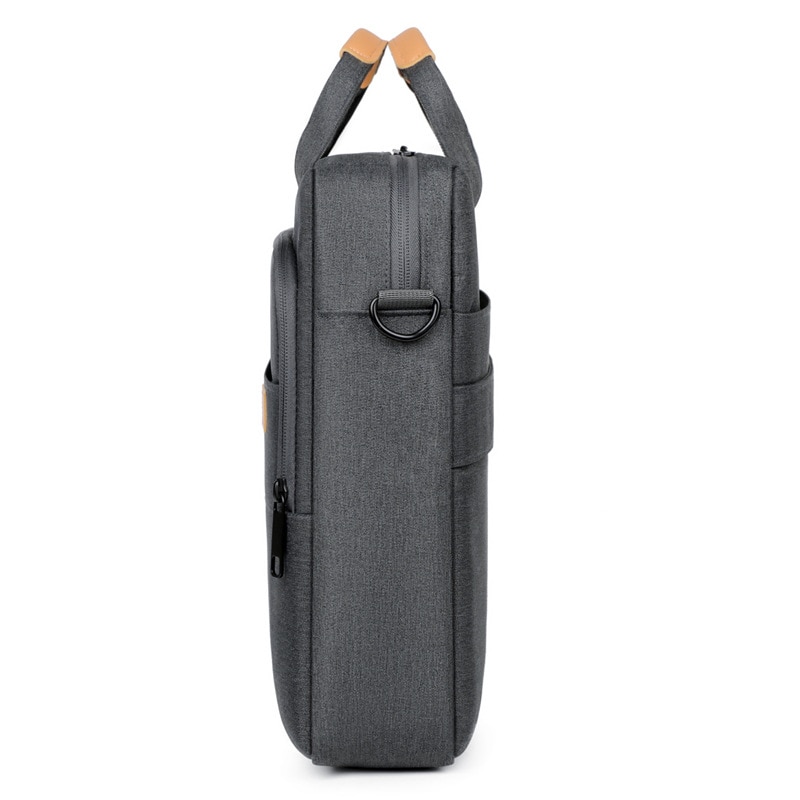 Geanta pentru laptop ORBER, 18 inch, impermeabilă, rezistentă la șocuri, gri, 44,5x7x32,5cm