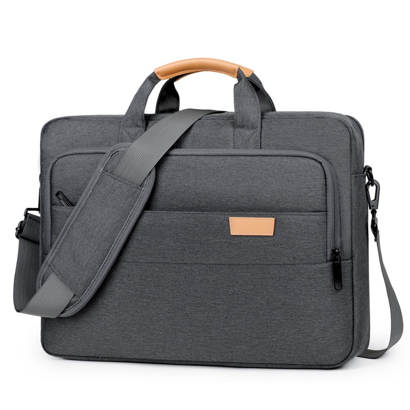 Geanta pentru laptop ORBER, 18 inch, impermeabilă, rezistentă la șocuri, gri, 44,5x7x32,5cm