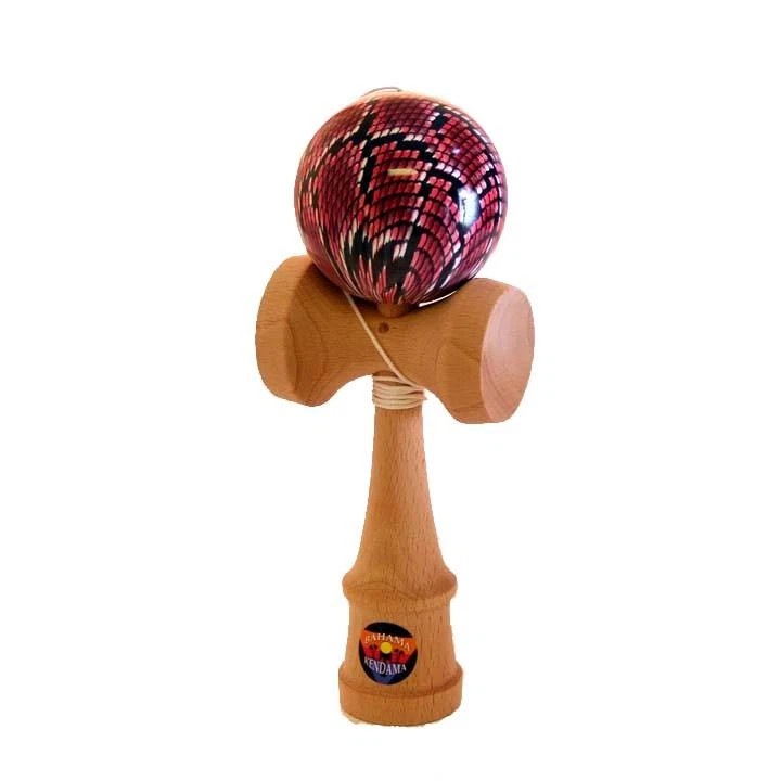 Kendama Bahama, Red Python, lemn masiv, dimensiune standard