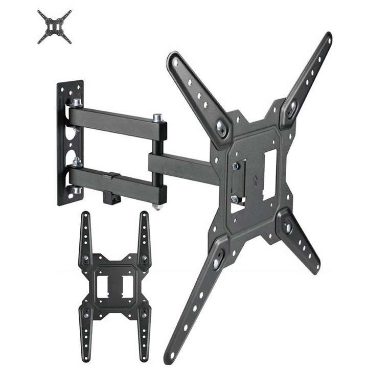 Suport TV Rotativ Hyundai 24 inch - Masina reglabila, Masina inclinata, Masina extensibila