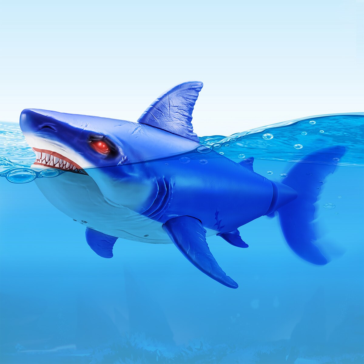 Jucarie inotatoare Rechin, Robo Alive seria Deep Sea Monster, S1